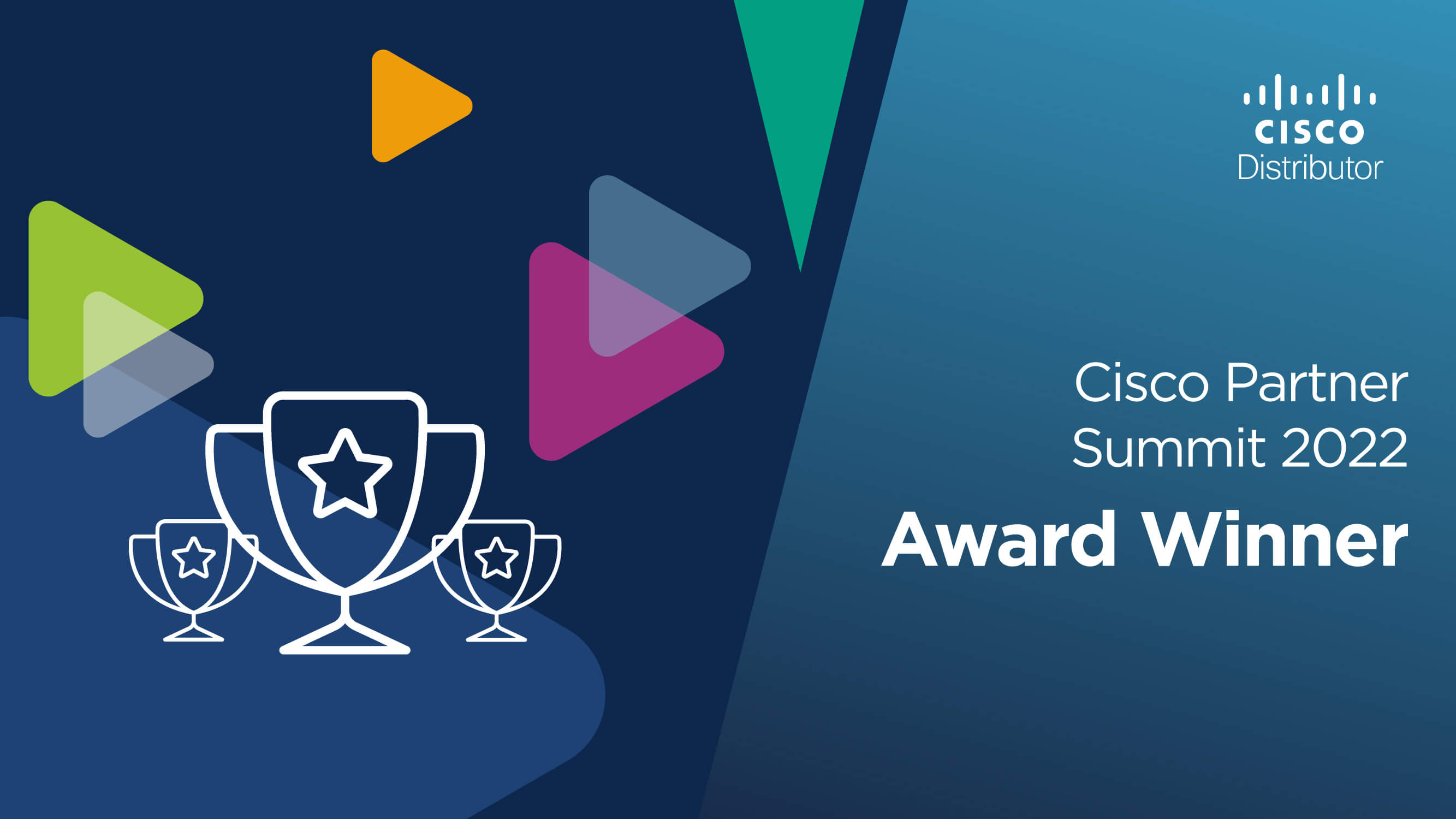 Comstor heeft meerdere awards gewonnen op de Cisco Partner Summit 2022